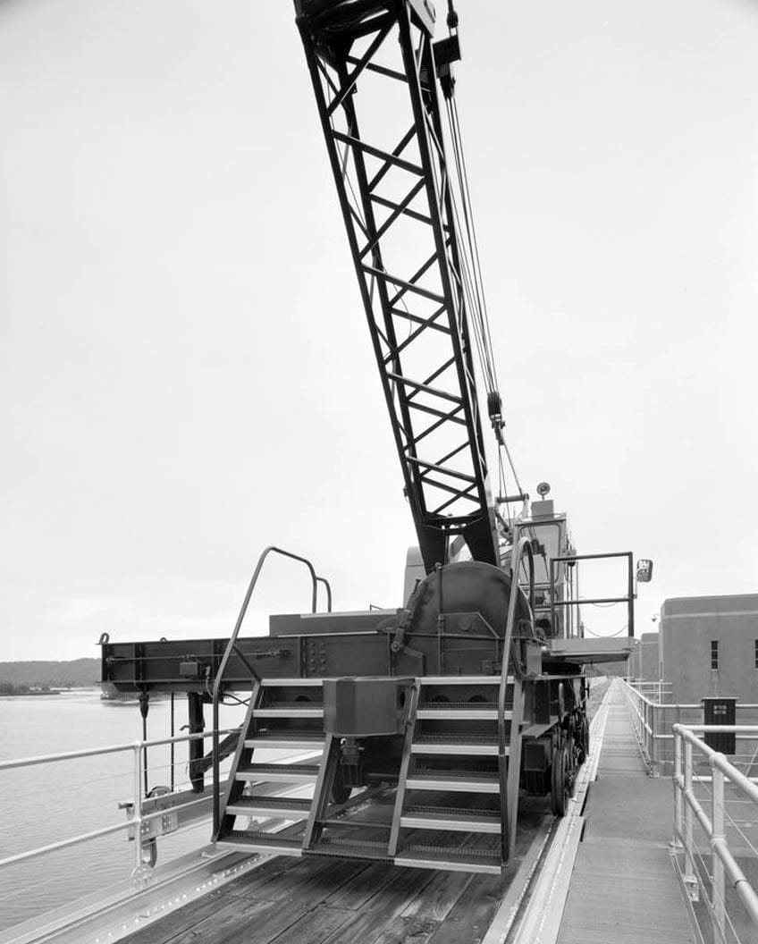 Historic Photo : Upper Mississippi River 9-Foot Channel, Lock & Dam No. 10, Guttenberg, Clayton County, IA 95 Photograph