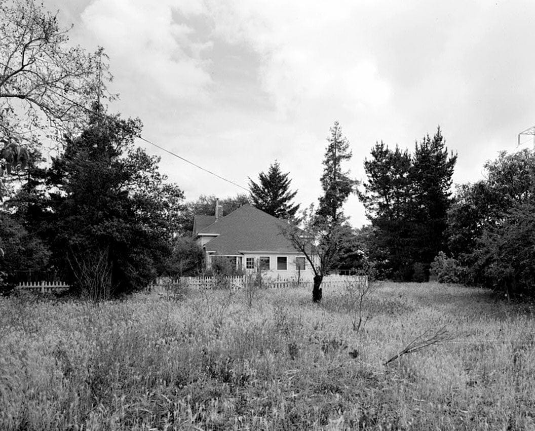 Historic Photo : Warner Hutton House, 13495 Sousa Lane, Saratoga, Santa Clara County, CA 4 Photograph