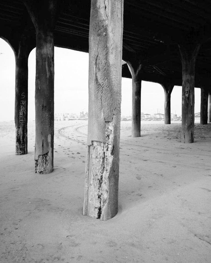 Historic Photo : Huntington Beach Municipal Pier, Pacific Coast Highway at Main Street, Huntington Beach, Orange County, CA 18 Photograph