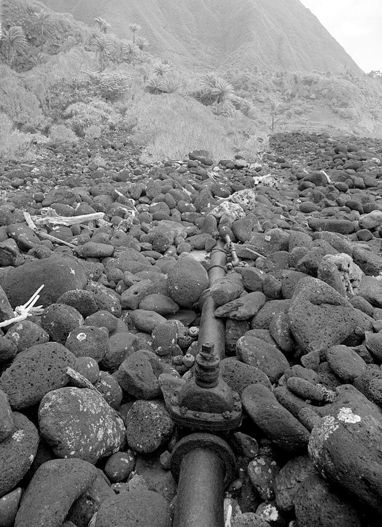 Historic Photo : Kalaupapa Water Supply System, Waikolu Valley to Kalaupapa Settlement, Island of Molokai, Kalaupapa, Kalawao County, HI 8 Photograph