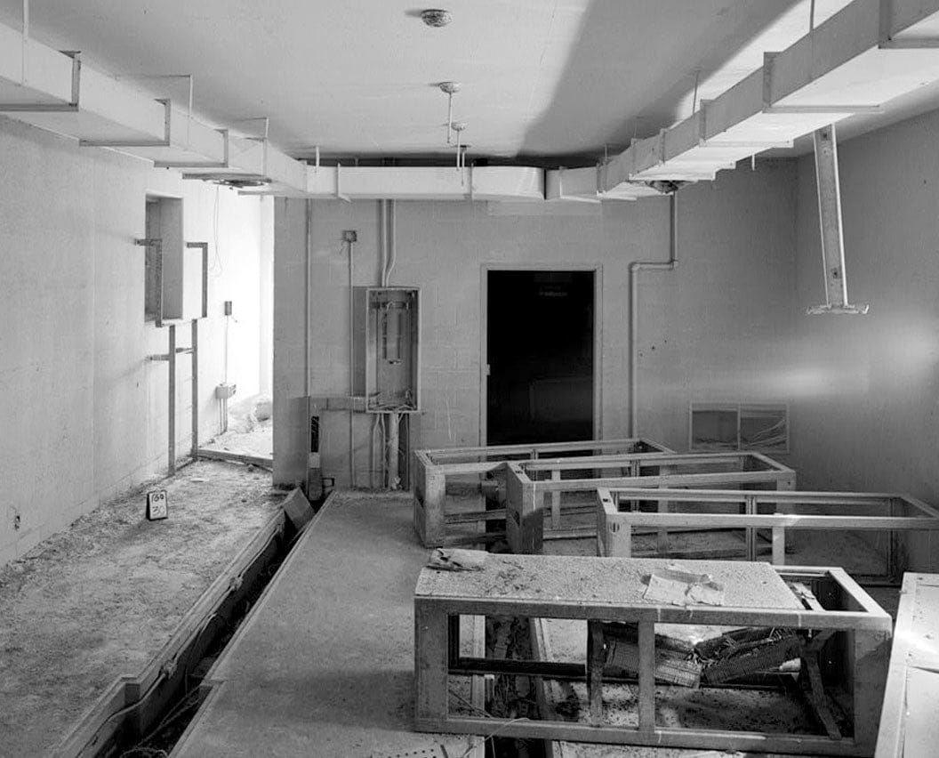 Historic Photo : Edwards Air Force Base, South Base Sled Track, Firing Control Blockhouse, South of Sled Track at east end, Lancaster, Los Angeles County, CA 3 Photograph