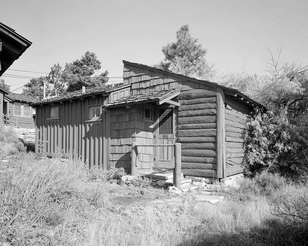 Historic Photo : Bright Angel Lodge, Cabin No. 6194-6195, Grand Canyon Village, South Rim, Grand Canyon, Coconino County, AZ 1 Photograph