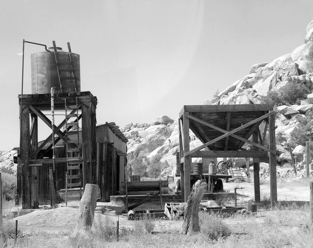 Historic Photo : Desert Queen Ranch, Machine Shop, Twentynine Palms, San Bernardino County, CA 1 Photograph