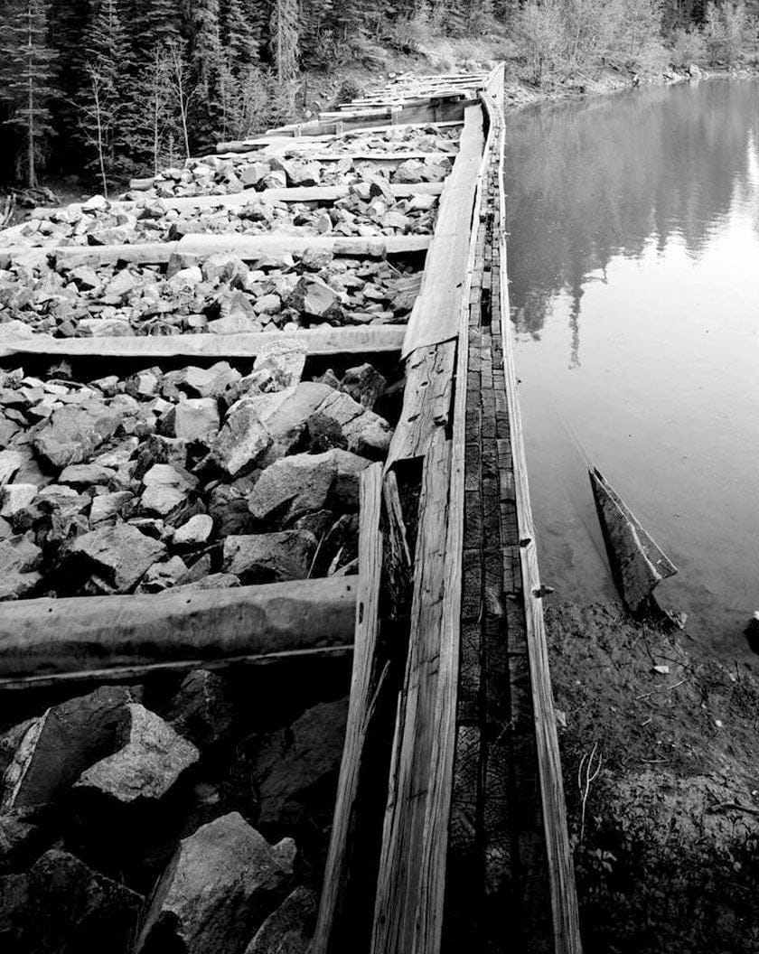 Historic Photo : Aspaas Dam, Tacoma, La Plata County, CO 3 Photograph