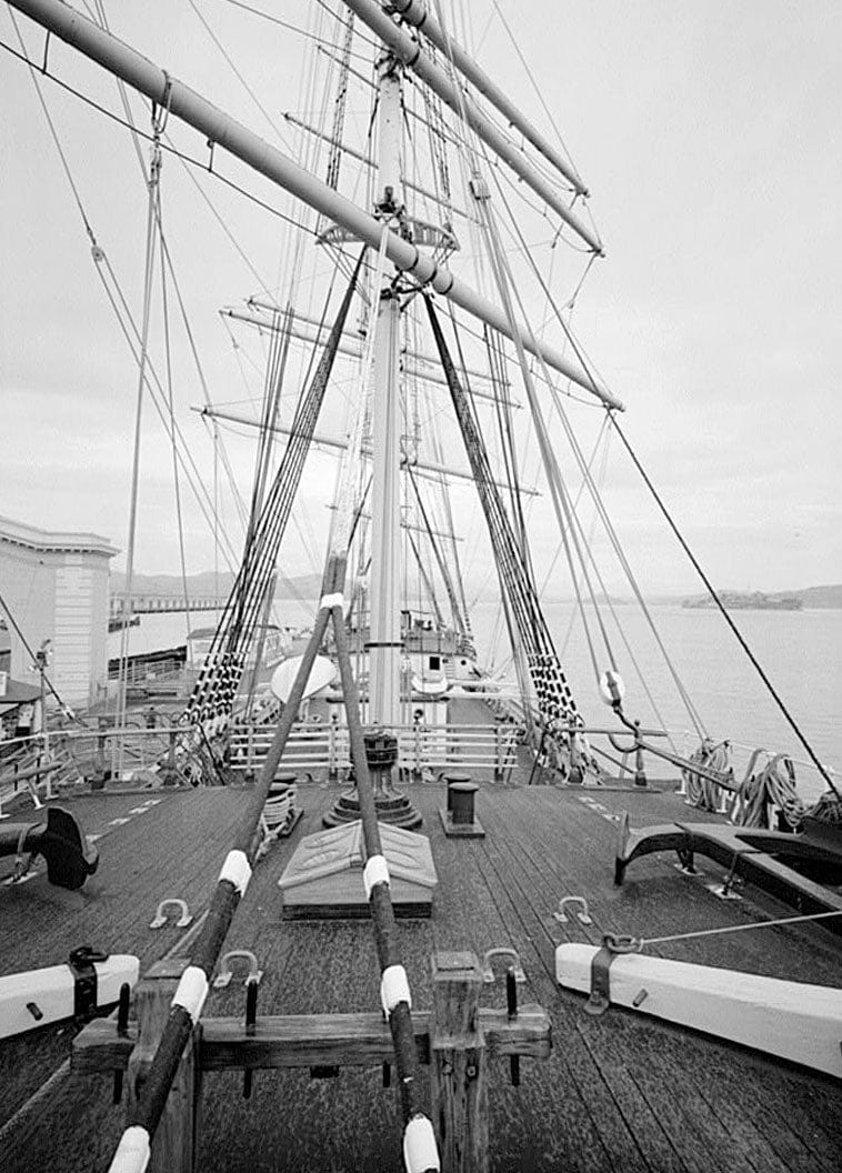 Historic Photo : Ship BALCLUTHA, 2905 Hyde Street Pier, San Francisco, San Francisco County, CA 28 Photograph