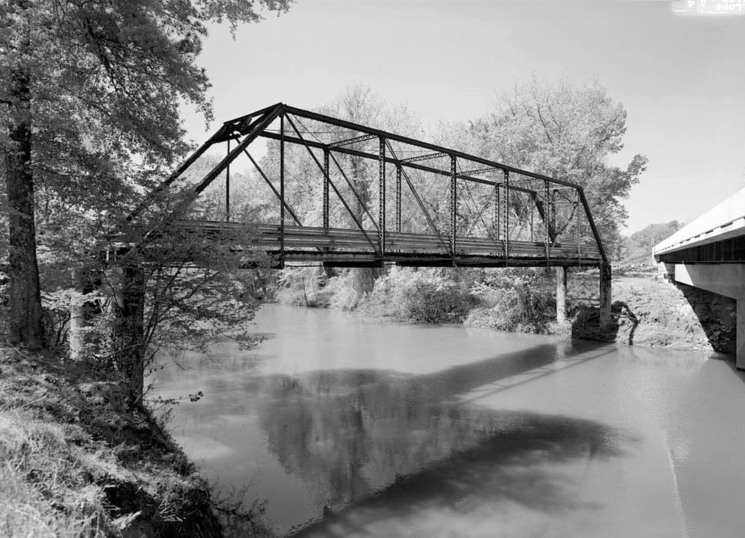 Historic Photo : Tull Bridge, Spanning Saline River at CR 5, Tull, Grant County, AR 1 Photograph
