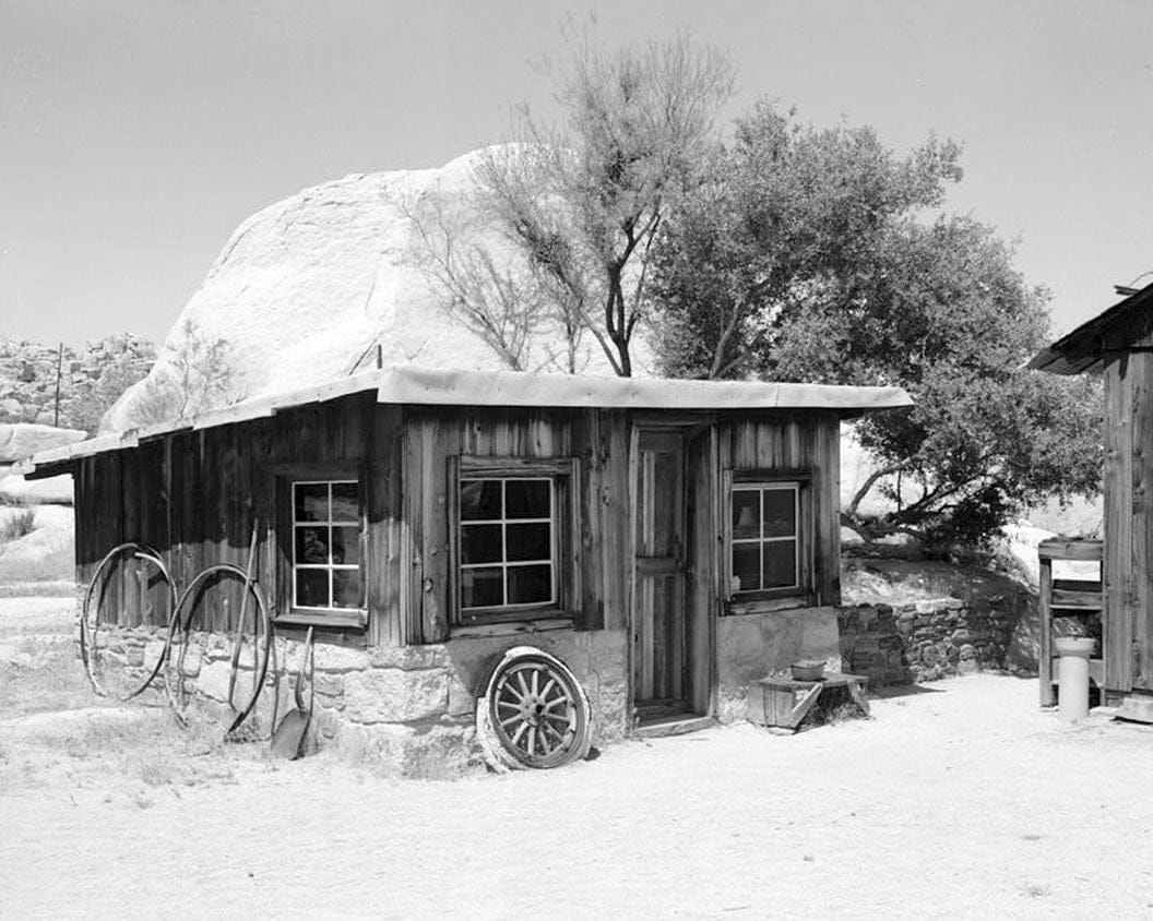 Historic Photo : Desert Queen Ranch, Storehouse, Twentynine Palms, San Bernardino County, CA 1 Photograph