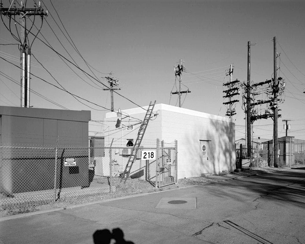 Historic Photo : Fitzsimons General Hospital, Transformer House, North Page Street, immediately North of Building No. 217, Aurora, Adams County, CO 1 Photograph