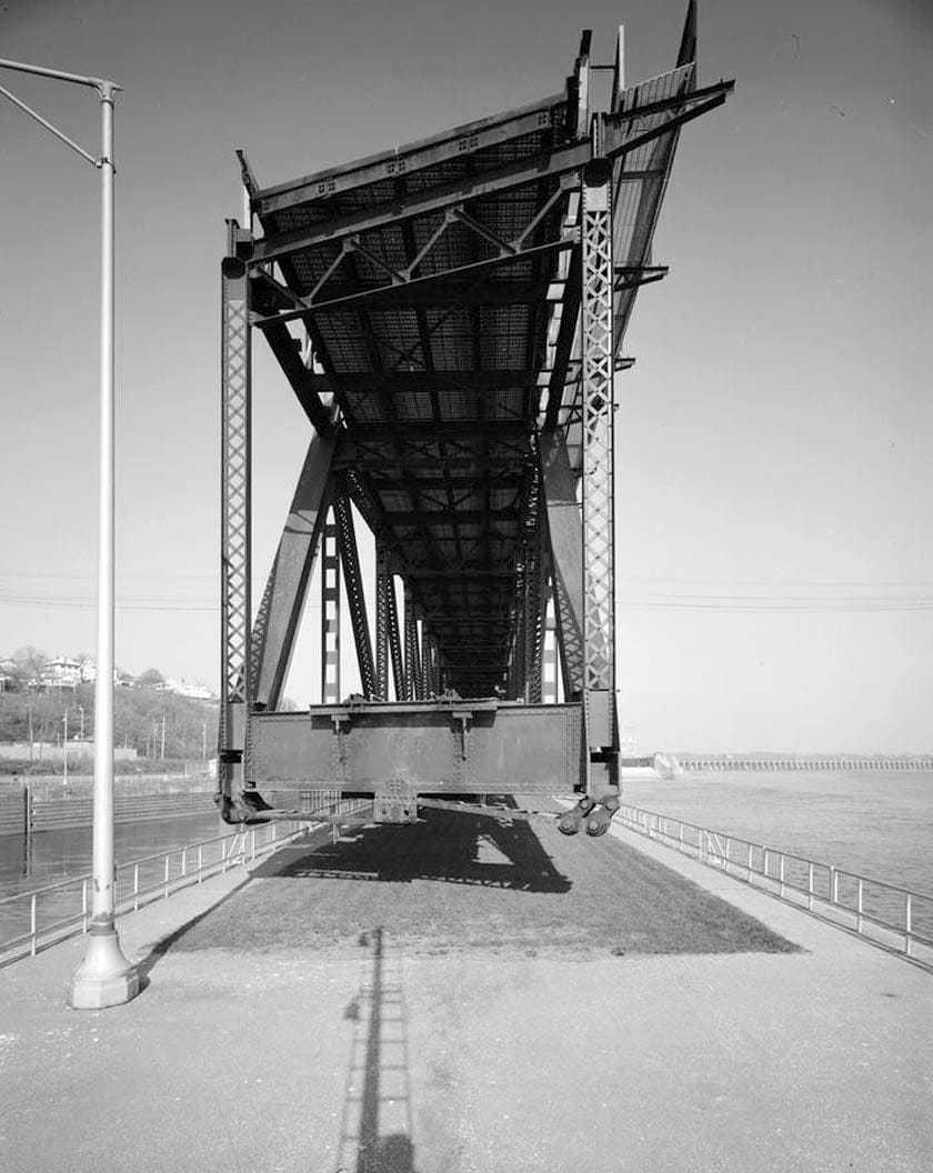 Historic Photo : Keokuk & Hamilton Bridge, Spanning Mississippi River, Keokuk, Lee County, IA 41 Photograph