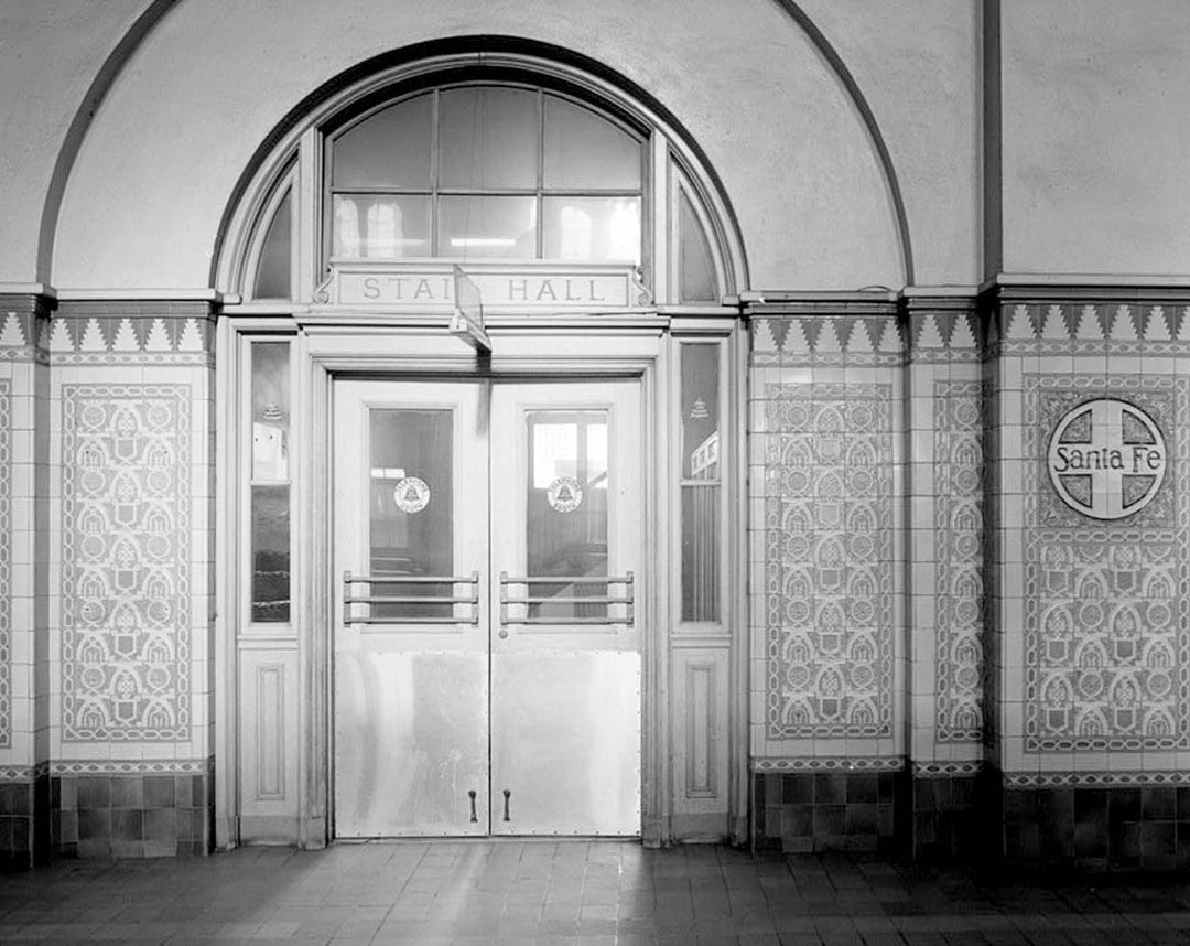 Historic Photo : Santa Fe Railroad Station, 1050 Kettner Boulevard, San Diego, San Diego County, CA 4 Photograph