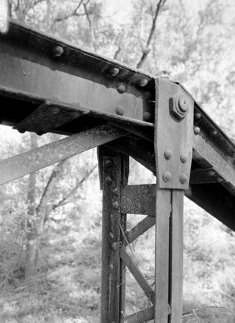 Historic Photo : DeGray Creek Bridge, Spanning DeGray Creek at Blish Road (CR 50), Arkadelphia, Clark County, AR 2 Photograph