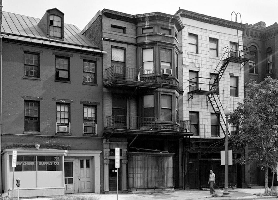 Historic Photo : Chinatown, H Street Northwest, 600-800 Blocks & Seventh Street, 700 Block, Washington, District of Columbia, DC 1 Photograph