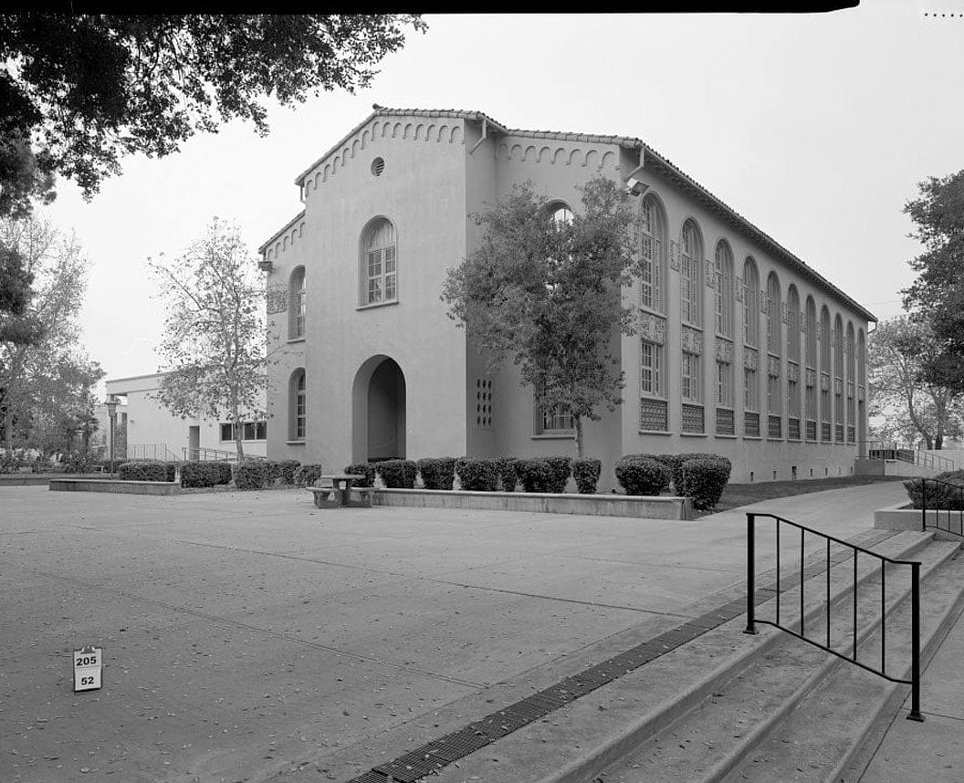 Historic Photo : San Bernardino Valley College, Library, 701 South Mount Vernon Avenue, San Bernardino, San Bernardino County, CA 5 Photograph