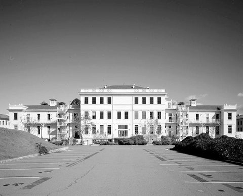 Mare Island Naval Shipyard, Hospital Headquarters, Johnson Lane, west side at intersection of Johnson Lane & Cossey Street, Vallejo, Solano County, CA 3