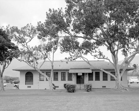 Naval Magazine Lualualei, Headquarters Branch, Police Station, Kolekole Road & Constitution Street intersection, north side of main quad, Pearl City, Honolulu County, HI 1