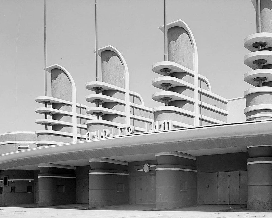 Historic Photo : Pan Pacific Auditorium, 1600 Beverly Boulevard, Los Angeles, Los Angeles County, CA 2 Photograph