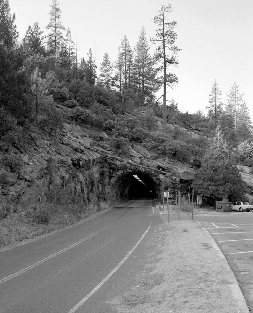 Historic Photo : Wawona Tunnel, Wawona Road through Turtleback Dome, Yosemite Village, Mariposa County, CA 3 Photograph