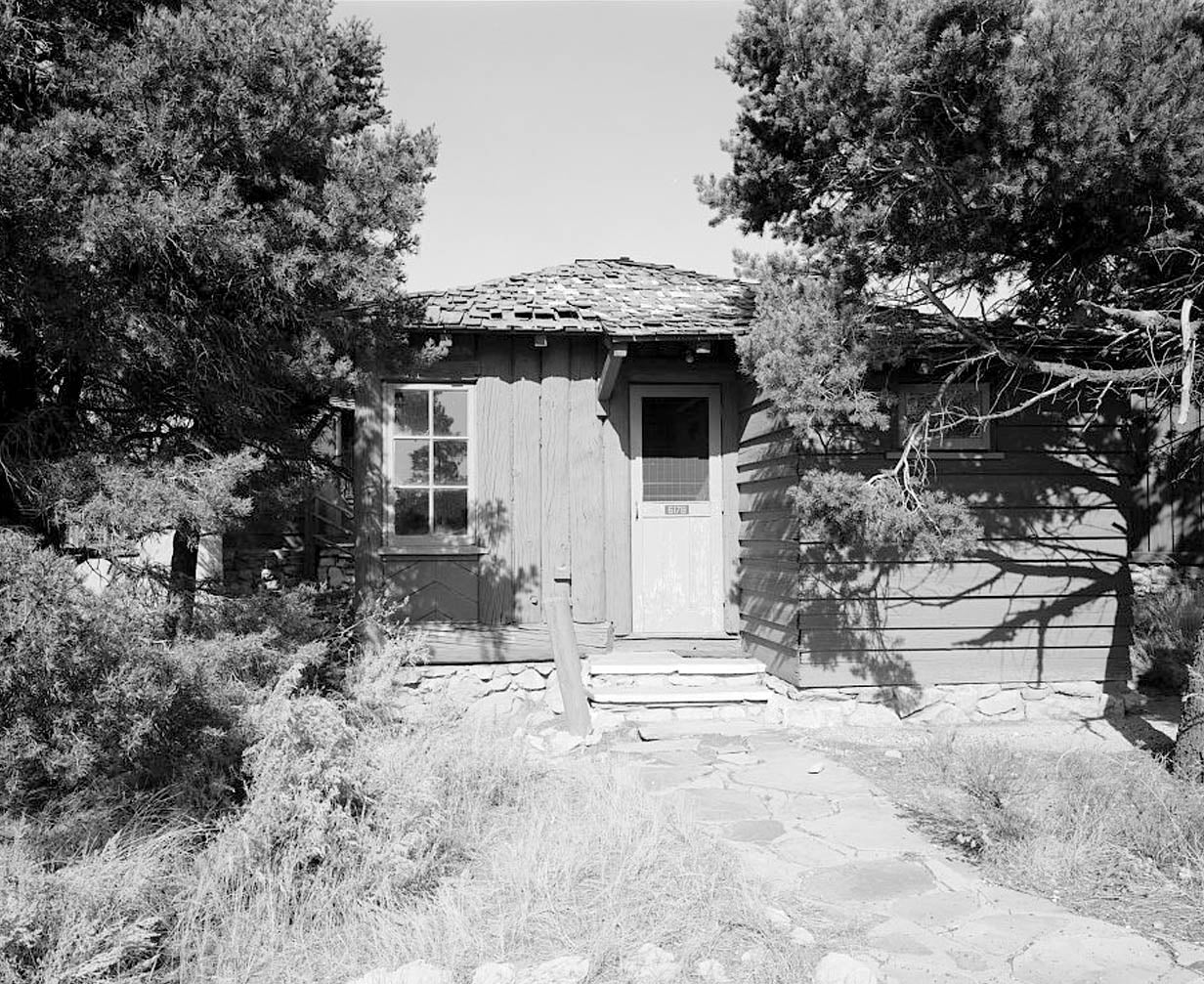 Historic Photo : Bright Angel Lodge, Cabin No. 6178, Grand Canyon Village, South Rim, Grand Canyon, Coconino County, AZ 1 Photograph