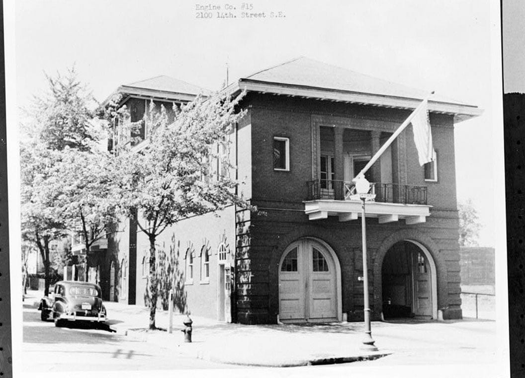 Historic Photo : Engine Company Number Fifteen, Firehouse, 2100 Fourteenth Street Southeast, Washington, District of Columbia, DC 1 Photograph