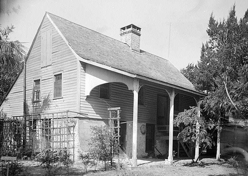 Historic Photo : Anna Jai House (Slave Quarters & Driver's Cabin), Fort George Island, Duval County, FL 1 Photograph