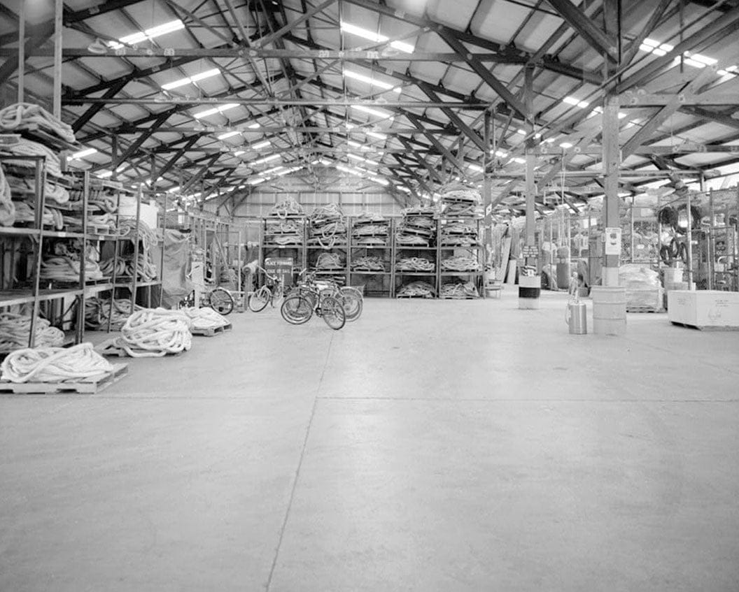 Historic Photo : U.S. Naval Base, Pearl Harbor, Maintenance Shop, Nimitz Street next to Millican Field, Pearl City, Honolulu County, HI 1 Photograph
