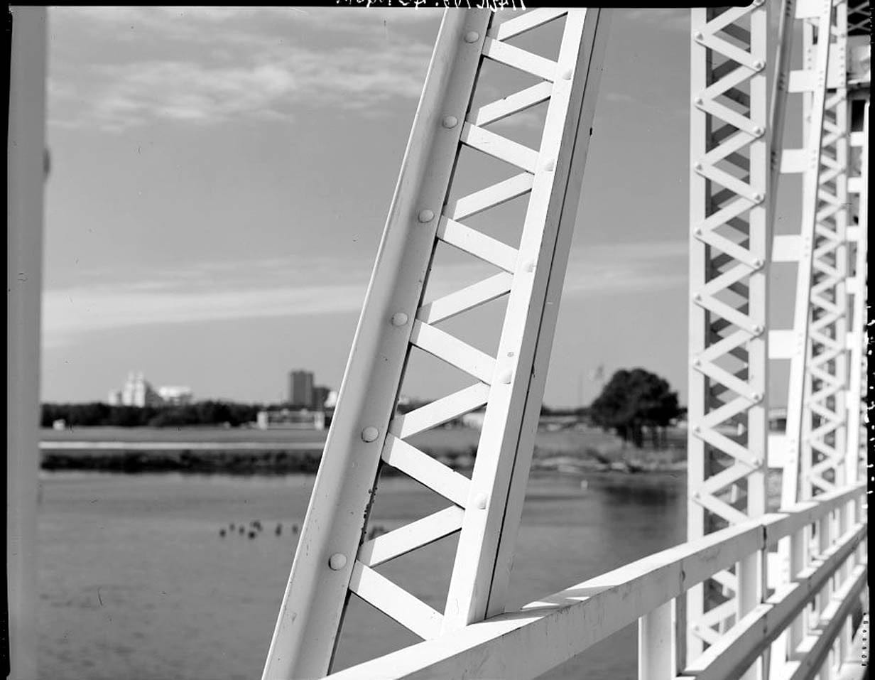 Historic Photo : Tensaw River Lift Bridge, Spanning Tensaw River at U.S. Highway 90, Mobile, Mobile County, AL 1 Photograph