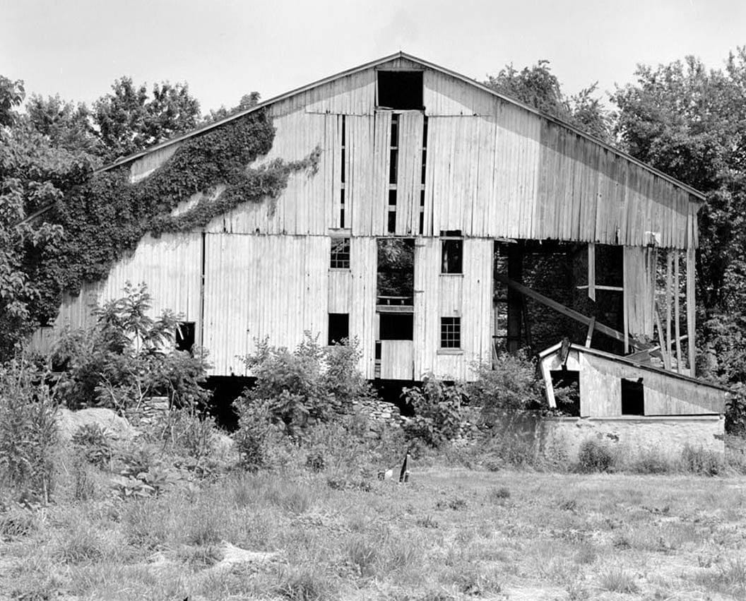 Historic Photo : Dennison Bank Barn, Corner of Brackenville & Limestone Roads, Brackenville, New Castle County, DE 1 Photograph