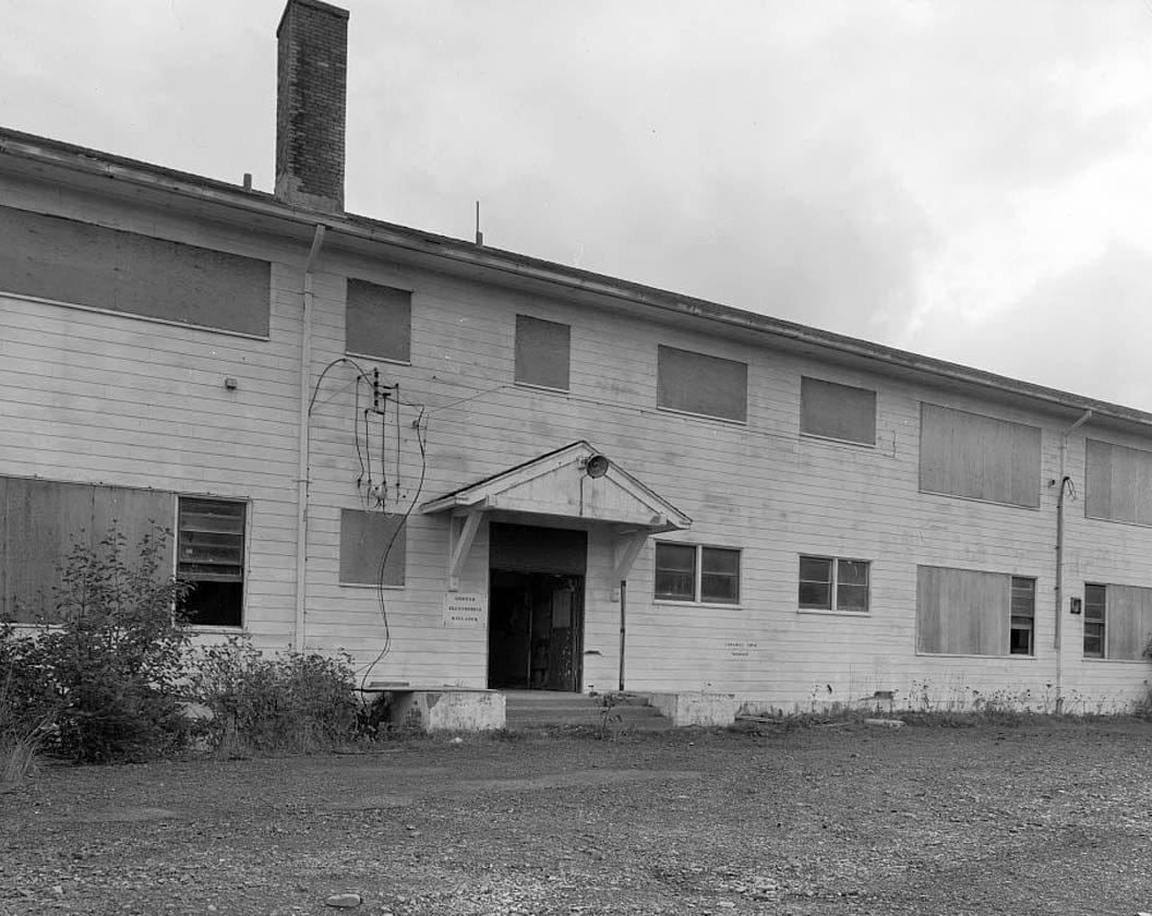 Historic Photo : Kodiak Naval Operating Base, Navy Barracks (Civilian Quarters), U.S. Coast Guard Station, Kodiak, Kodiak Island Borough, AK 2 Photograph