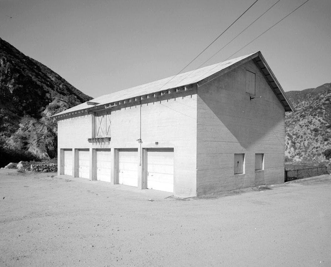 Historic Photo : Santa Ana River Hydroelectric System, SAR-1 Stable, Redlands, San Bernardino County, CA 3 Photograph