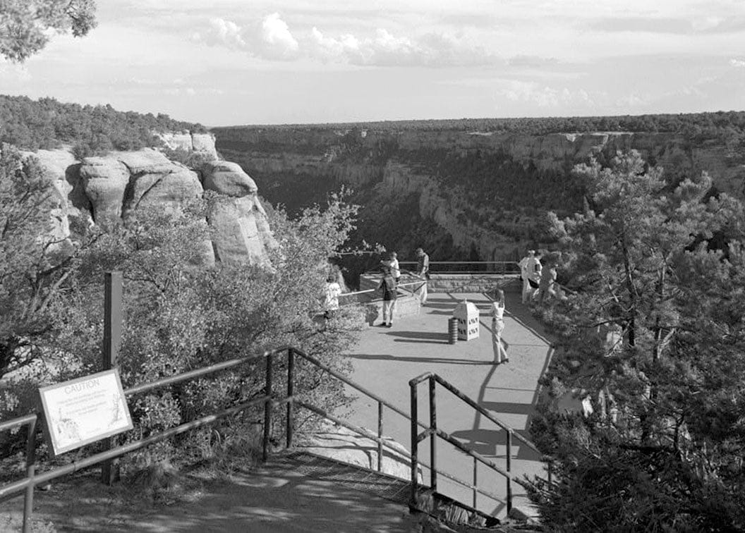 Historic Photo : Mesa Verde National Park Main Entrance Road, Cortez, Montezuma County, CO 3 Photograph