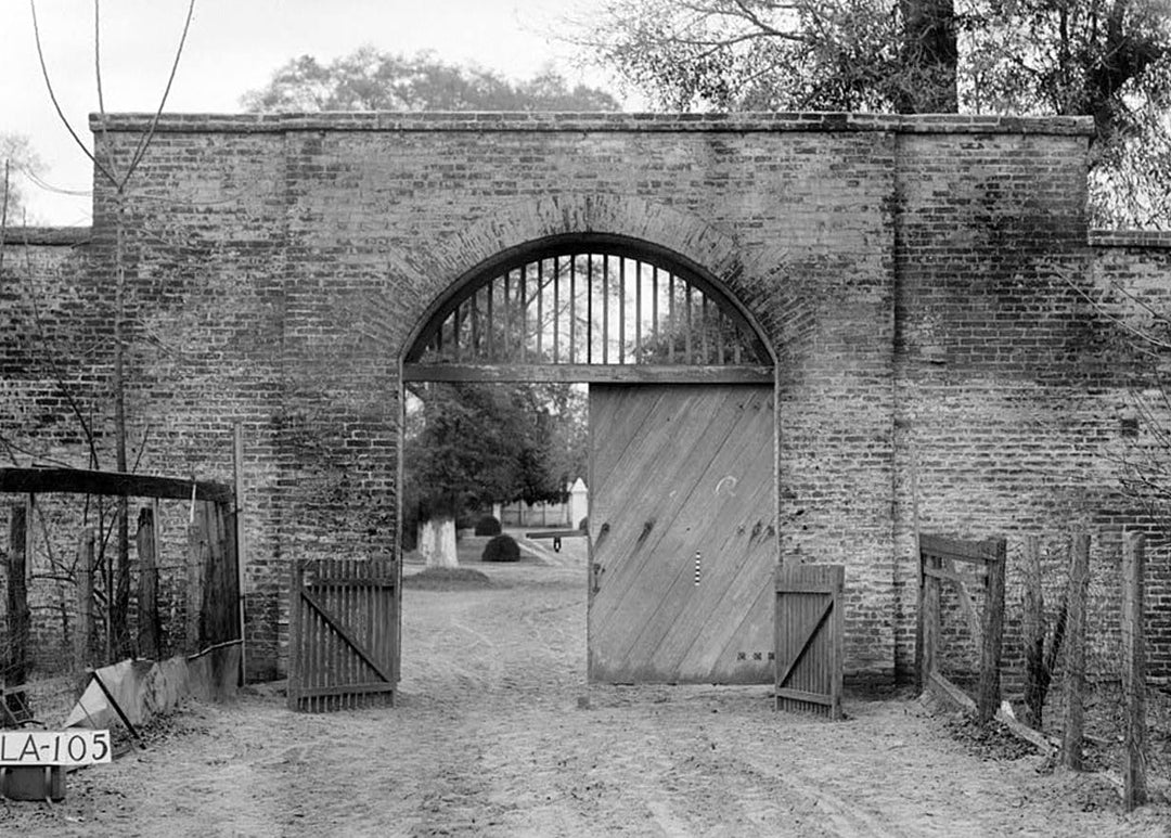 Historic Photo : Mount Vernon Arsenal, Gates, Old Saint Stephens Road (County Road 96), Mount Vernon, Mobile County, AL 1 Photograph