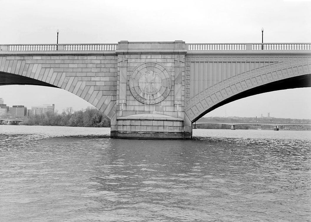 Historic Photo : Arlington Memorial Bridge, Spanning Potomac River between Lincoln Memorial & Arlington National Cemetery, Washington, District of Columbia, DC 5 Photograph