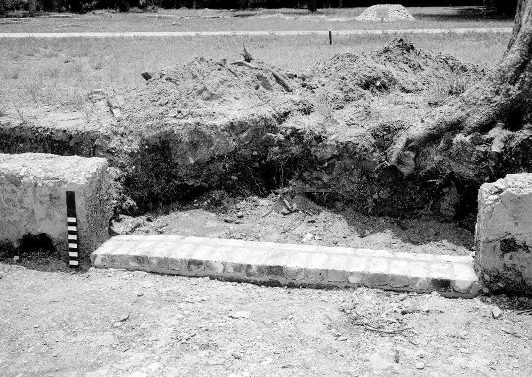 Historic Photo : Fort Frederica, Captain John Mackay House (Ruins), Lot No. 6, North Ward, Saint Simons Island, Glynn County, GA 1 Photograph