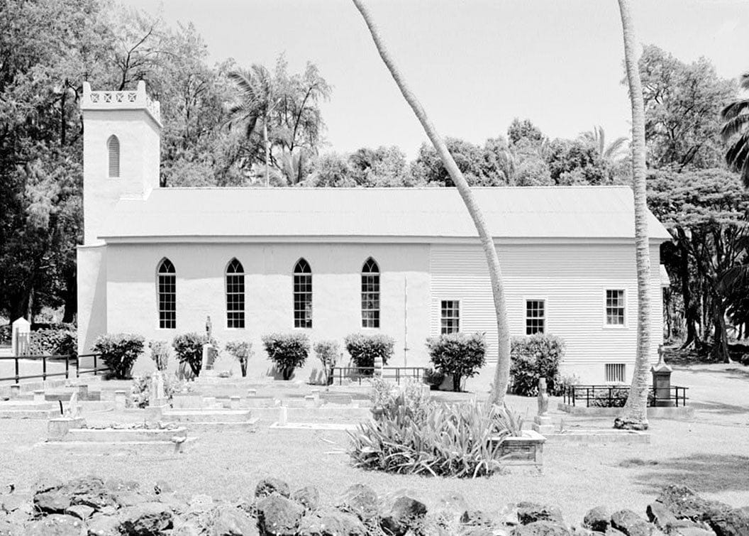 Historic Photo : St. Philomena Roman Catholic Church, Moloka'i Island, Kalaupapa, Kalawao County, HI 3 Photograph