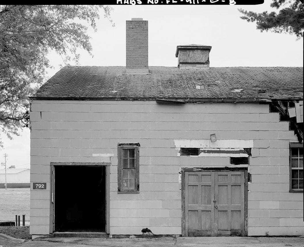 Historic Photo : Eglin Air Force Base, Motor Repair Shop, Northwest of Flager Road, Chisk Lane & southern edge of Weekly Bayou, Valparaiso, Okaloosa County, FL 5 Photograph