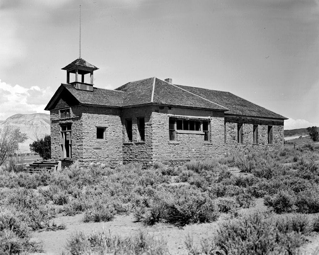 Historic Photo : Battlement Mesa School, Battlement Mesa, Garfield County, CO 3 Photograph