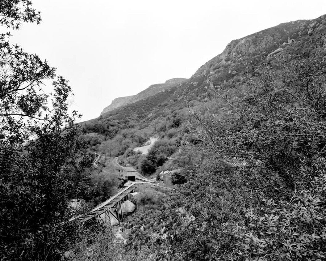 Historic Photo : Tule River Hydroelectric Complex, Tule River Bridge, Spanning North Fork of Middle Fork of Tule River, Springville, Tulare County, CA 3 Photograph
