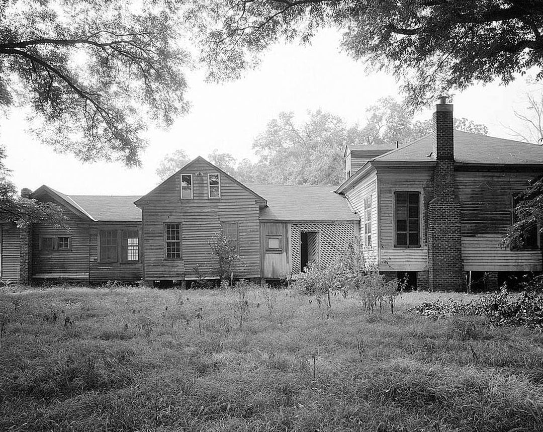 Historic Photo : Young-Nall House, County Highway 40 at Lake Berry Road, Burkville, Lowndes County, AL 3 Photograph