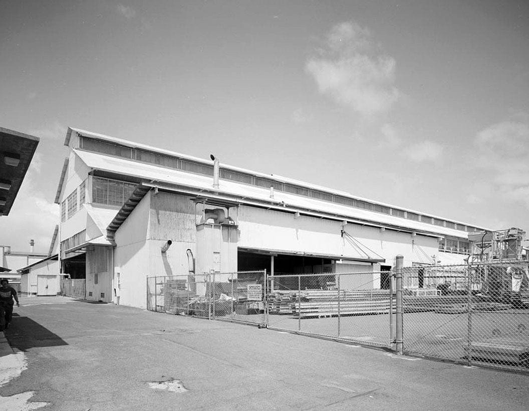Historic Photo : U.S. Naval Base, Pearl Harbor, Foundry, Seventh Street near Avenue F intersection, Pearl City, Honolulu County, HI 1 Photograph