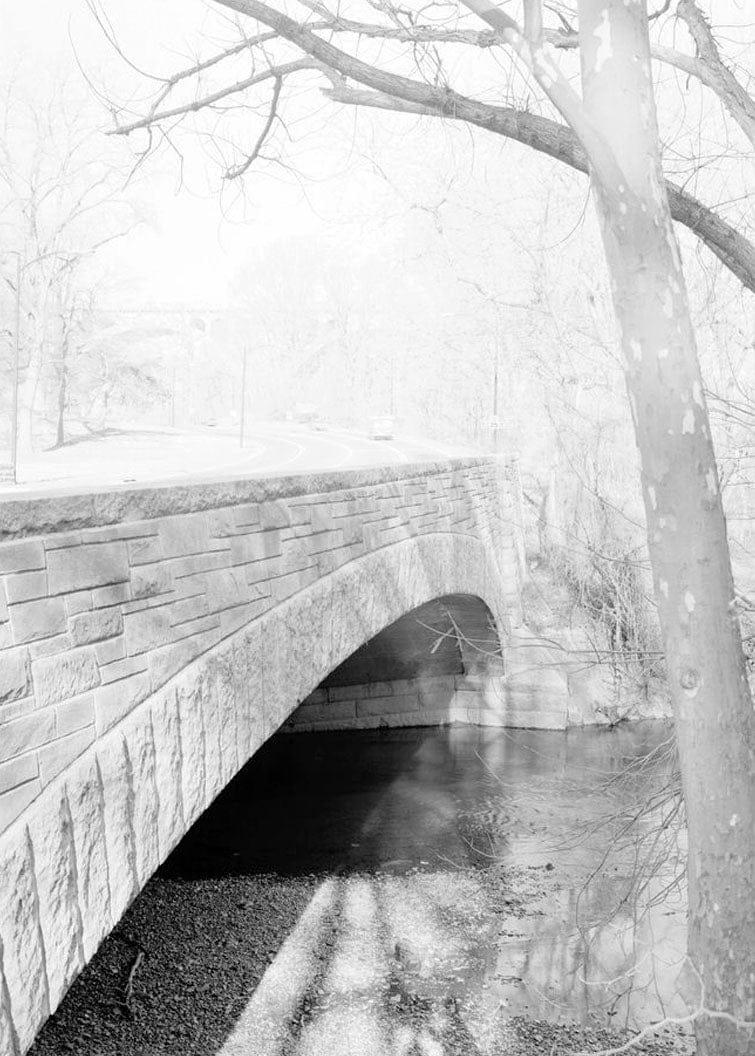 Historic Photo : Shoreham Hill Bridge, Rock Creek & Potomac Parkway, Spanning Rock Creek, Washington, District of Columbia, DC 3 Photograph