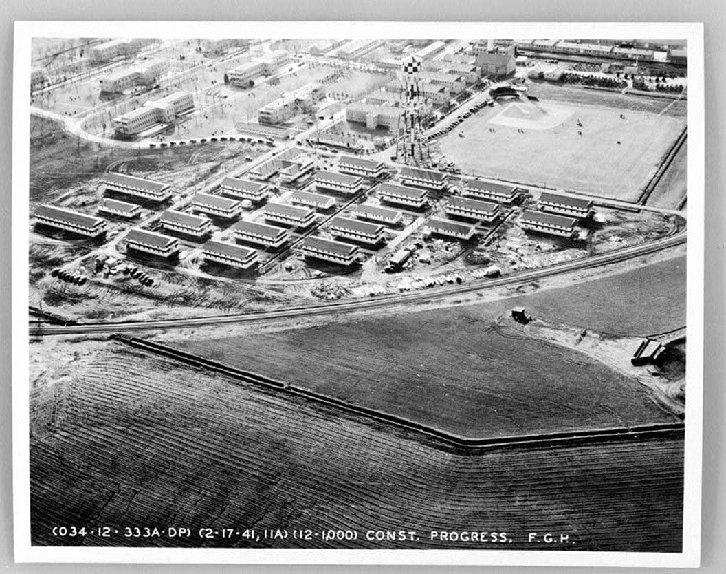 Historic Photo : Fitzsimons General Hospital, Water Storage Tank, North Cooper Street & East McClouskey Avenue, Aurora, Adams County, CO 1 Photograph