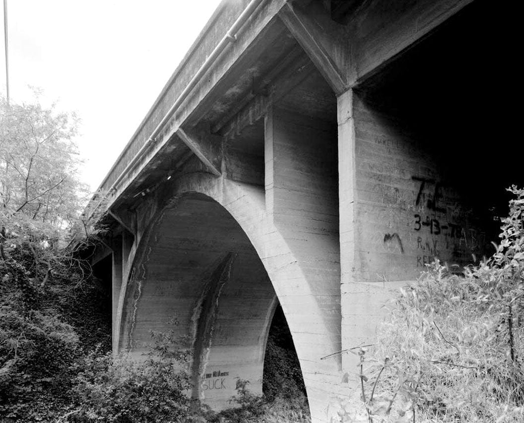 Historic Photo : Crow Creek Bridge, Spanning Crow Creek on Grove Way, Castro Valley, Alameda County, CA 5 Photograph
