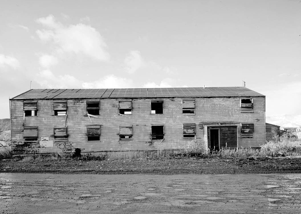 Historic Photo : Naval Operating Base Dutch Harbor & Fort Mears, Margaret Bay Cantonment Barracks, Unalaska, Aleutian Islands, AK 4 Photograph