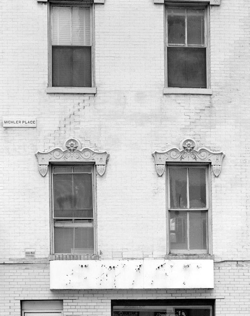 Historic Photo : Michler Place, F Street between Seventeenth & Eighteenth Streets Northwest, Washington, District of Columbia, DC 1 Photograph