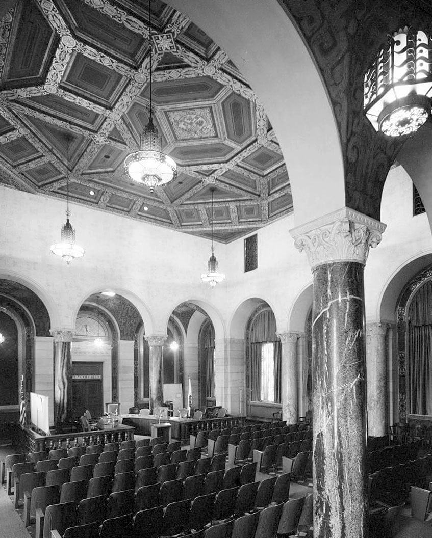 Historic Photo : Los Angeles City Hall, 200 North Spring Street, Los Angeles, Los Angeles County, CA 100 Photograph