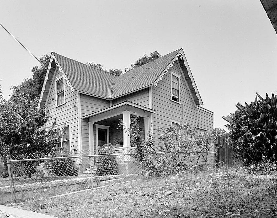 Historic Photo : 326 West Ortega Street (House), Santa Barbara, Santa Barbara County, CA 1 Photograph