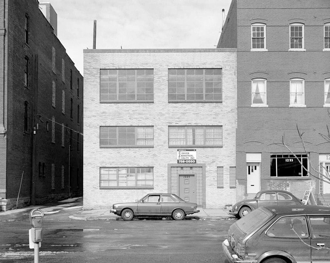 Historic Photo : West Wazee Street Warehouse District, 1225-1233 Wazee Street (Commercial Building), Denver, Denver County, CO 1 Photograph