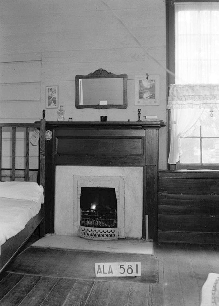 Historic Photo : James Ellington House, Oak Bowery Road vicinity, Gold Hill, Lee County, AL 5 Photograph