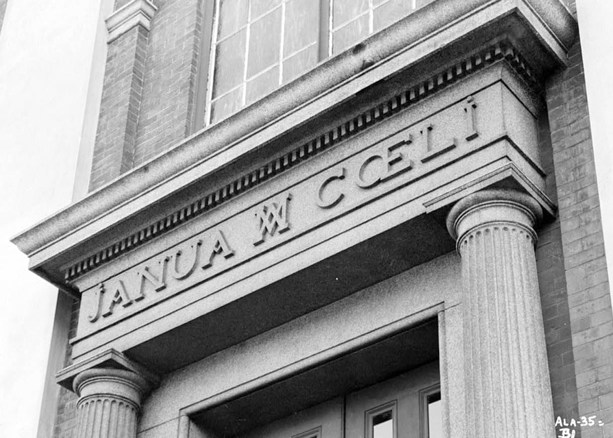 Historic Photo : Cathedral of the Immaculate Conception, South Claiborne Street, Mobile, Mobile County, AL 1 Photograph