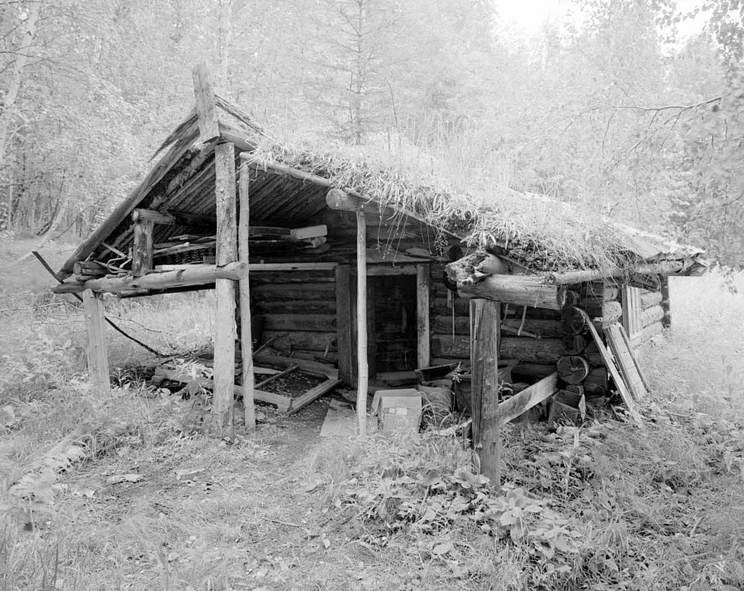 Historic Photo : Ed Biederman Fish Camp, Bunkhouse, Yukon River, Eagle, Southeast Fairbanks Census Area, AK 3 Photograph